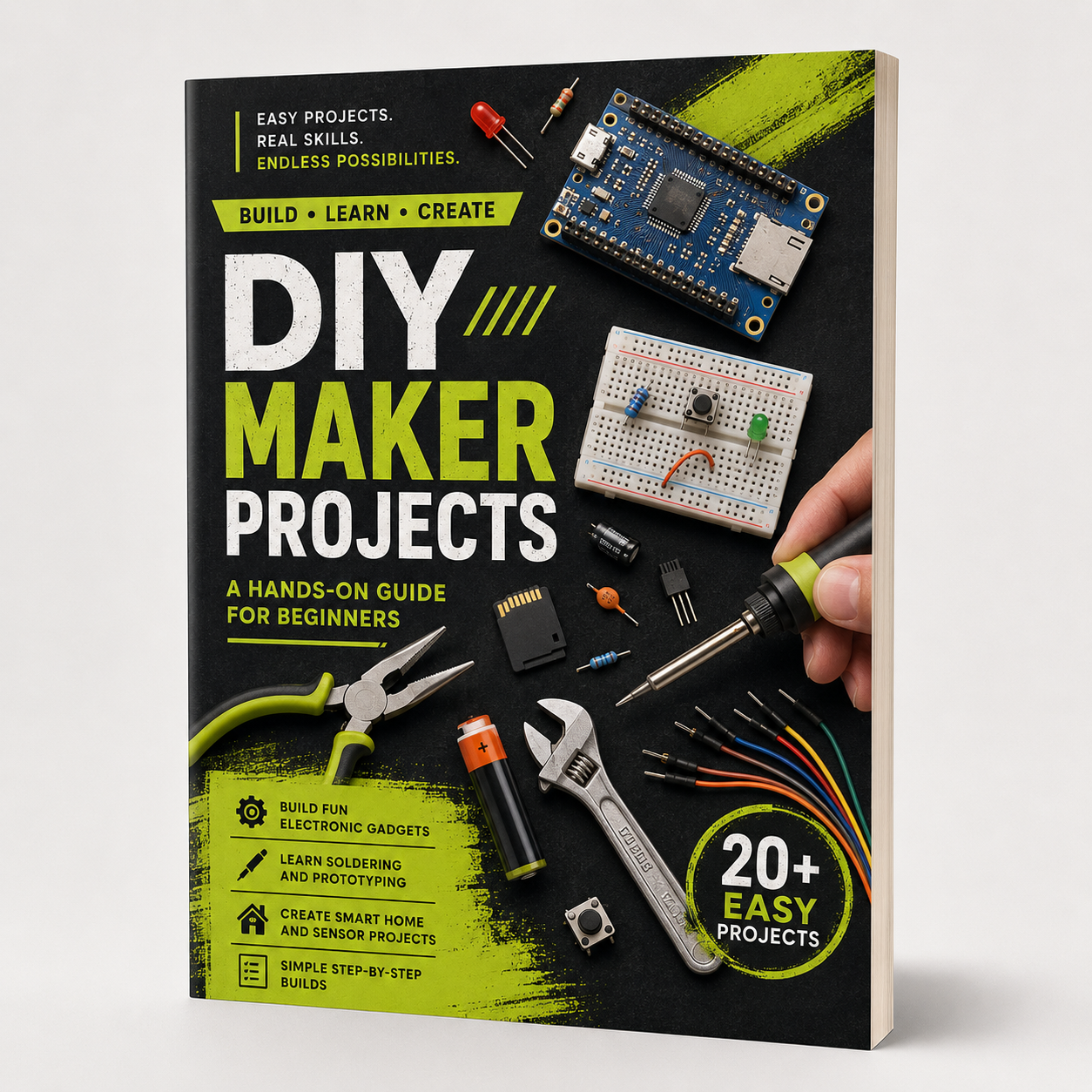 Book of Making 2026: DIY Maker Projects for Beginners - Build Smart Devices, Raspberry Pi Projects, Electronics Experiments, Robotics, Coding, DIY Gadgets & Creative Engineering Ideas