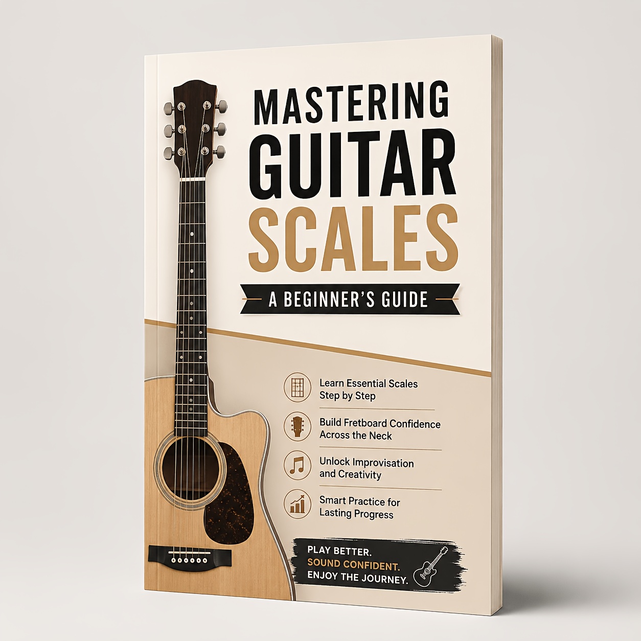 Guitar Scales Demystified: a Beginner's Guide to Mastering Guitar Scales - Learn Essential Patterns, Fretboard Techniques, Improvisation, Soloing, Music Theory & Play Guitar with Confidence